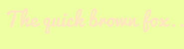Image with Font Color FFE5C2 and Background Color EDFFA2